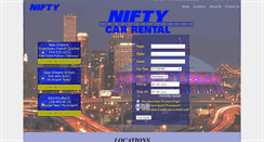 Desktop Screenshot of niftycarrental.com