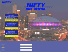 Tablet Screenshot of niftycarrental.com